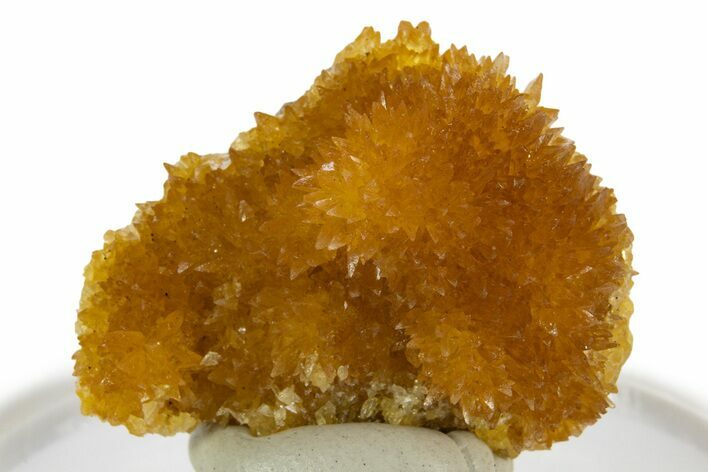 Intense Orange Calcite Crystal Cluster - Poland #332004